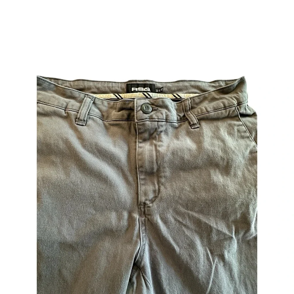 RSQ Jeans Men's‎ W32xL32 Slim Straight Zipper Button Closure Stretch Pants EUC
